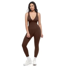 Cross shoulder strap pants jumpsuit yoga suit fitness suit threaded jumpsuit seamless exercise quick drying yoga jumpsuit