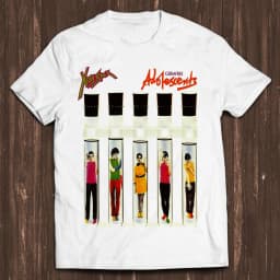 Sterile Teen X-ray Spex Rock Poster Cult 80s Classic Retro Film Gamer Evil T-shirt Loose Casual Couple Cotton Streetwear T-shirt