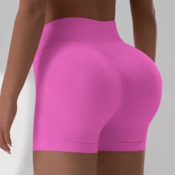 Summer Women Sexy Seamless Fitness Sports Biker Shorts Low Waist Gym Short Workout Scrunch Butt Yoga Leggings
