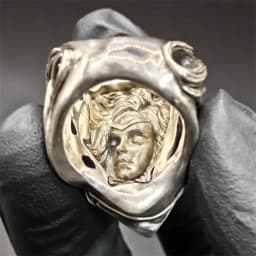 New Knight Helmet Armor Ring Exquisite Carved Retro Trendy Men Finger Rings Punk Vintage Male Jewelry Gift