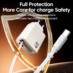 45w Charger 15wUSB + PD30w Type-C Retractable Wire Fast Charging Phone Adapter For iPhone 15-17 Xiaomi Samsung Huawei Cellphones