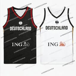 2026 New Arrival German Basketball Vest, German Men's Basketball Jersey Vest Kids Basketball Training Apparel Special Jersey Set