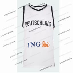 2026 New Arrival German Basketball Vest, German Men's Basketball Jersey Vest Kids Basketball Training Apparel Special Jersey Set