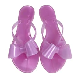 New Wowen Jelly Bowt Sandals Flat Slippers Fashion Plastic Summer Shoes Girl Flip-flops Non-slip Light Home Going Out Slippers