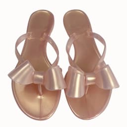 New Wowen Jelly Bowt Sandals Flat Slippers Fashion Plastic Summer Shoes Girl Flip-flops Non-slip Light Home Going Out Slippers