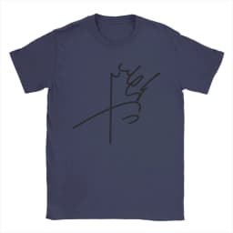 Men Summer T Shirt Mohammad Reza Pahlavi Signature T Shirts Tee Casual Short Sleeve Crew Neck Top Comfortable Breathable Top