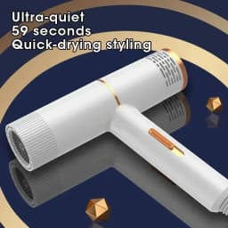 Professional Negative Ionic Hair Dryer Strong Wind Salon Grade Hot & Cold Air Hammer Blower Electric Hair Dryer