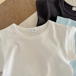 Summer Round Neck Solid Color Short Sleeve Pullover Shirt Toddler Kids Newborn Baby Boy Girls T-Shirt Casual