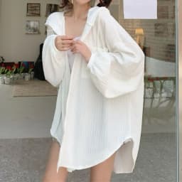 Fashion Drawstring Hooded Shirt Ice Silk Loose Long Sleeved Hooded Simple Clothing Sun Protection Tops Spring Autumn