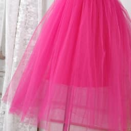 Girl's Chiffon Ball Gown Dress with Rose-Pink Halter, Fashionable and Cool, Sweet Birthday Party, Summer