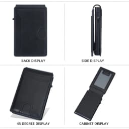 Name Engraving New RFID Men Card Wallets High Quality Pop-up Card Bag Photo Holder Male Purses Simple Slim Card Clips