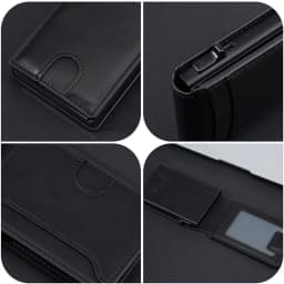 Name Engraving New RFID Men Card Wallets High Quality Pop-up Card Bag Photo Holder Male Purses Simple Slim Card Clips