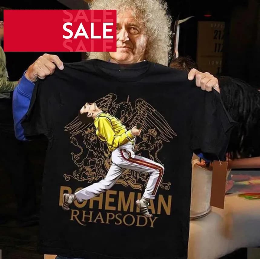 Vintage Freddie Mercury T-Shirt British Singer T Shirt Men Women Unisex Tshirt