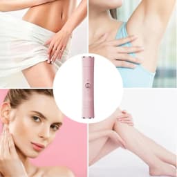 2-in-1 Wireless Rechargeable Electric Shaver, Suitable for Women - Dual Head Bikini Trimmer, Suitable for Both Dry and Wet Use