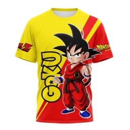 Kids Summer Anime T-shirt Dragon Ball Super Saiyan Goku Kakarot Vegeta Boys Short Sleeve Men Women Clothes Tops