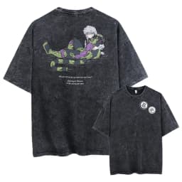 2026 New Anime Hunter X Hunter Washed New Arrival Mens Clothes Tee Shirt Homme Graphic T-Shirts Men Tshirt for Men Ropa Hombre
