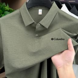 Bestselling Fashion Brand Summer New Designer Simple Letter Embroidered Breathable Polo Shirt Mens Exquisite and Comfortable Top