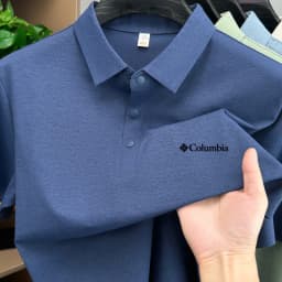 Bestselling Fashion Brand Summer New Designer Simple Letter Embroidered Breathable Polo Shirt Mens Exquisite and Comfortable Top