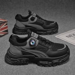 2026 Spring New Sports Shoes for Men, Thick-Soled Sports Korean Style Casual Dad Shoes, Breathable Low-Top Running Shoes, Versatile