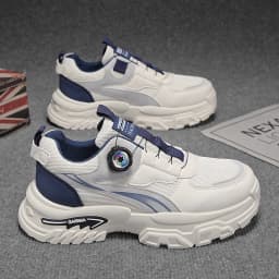 2026 Spring New Sports Shoes for Men, Thick-Soled Sports Korean Style Casual Dad Shoes, Breathable Low-Top Running Shoes, Versatile
