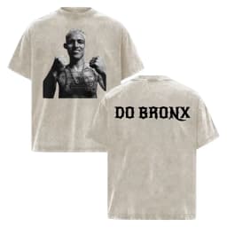Charles Oliveira Do Bronx Vintage Washed T Shirt Men Women Harajuku Classic Oversized T Shirts High Quality Cozy Cotton T-shirts