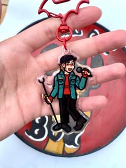 Fall out Boy 16 Candles Epoxy Resin Keychains Collectible Pendants Unisex Fandom Jewelry for Men And Women