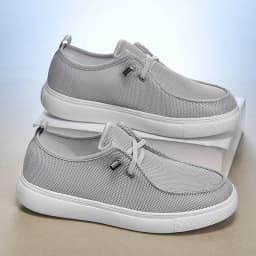 Men's Casual and Comfortable Loafers, Easy-To-Wear and Easy-To-Remove Sneakers, Single-Color Fabric Upper, Non-Slip and Wear-Resistant Sole, Round Toe Design, Low-Top Style, Suitable for Spring and Summer Casual Sports Style