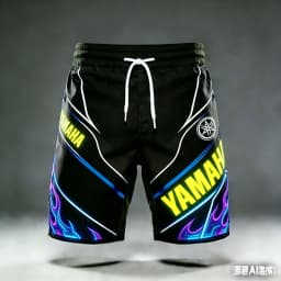 2026 Summer New Yamaha Trend Fashion Sports Outdoor Fitness Shorts Men Women Large Casual Motorcycle Riding Shorts