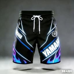 2026 Summer New Yamaha Trend Fashion Sports Outdoor Fitness Shorts Men Women Large Casual Motorcycle Riding Shorts