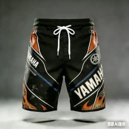 2026 Summer New Yamaha Trend Fashion Sports Outdoor Fitness Shorts Men Women Large Casual Motorcycle Riding Shorts