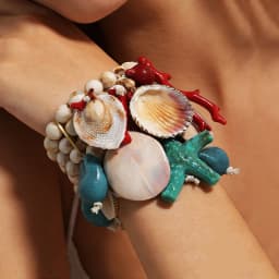 Statement Bohemian Style Multi-layer Beaded Shell Bracelet Set Handmade for Women Girl