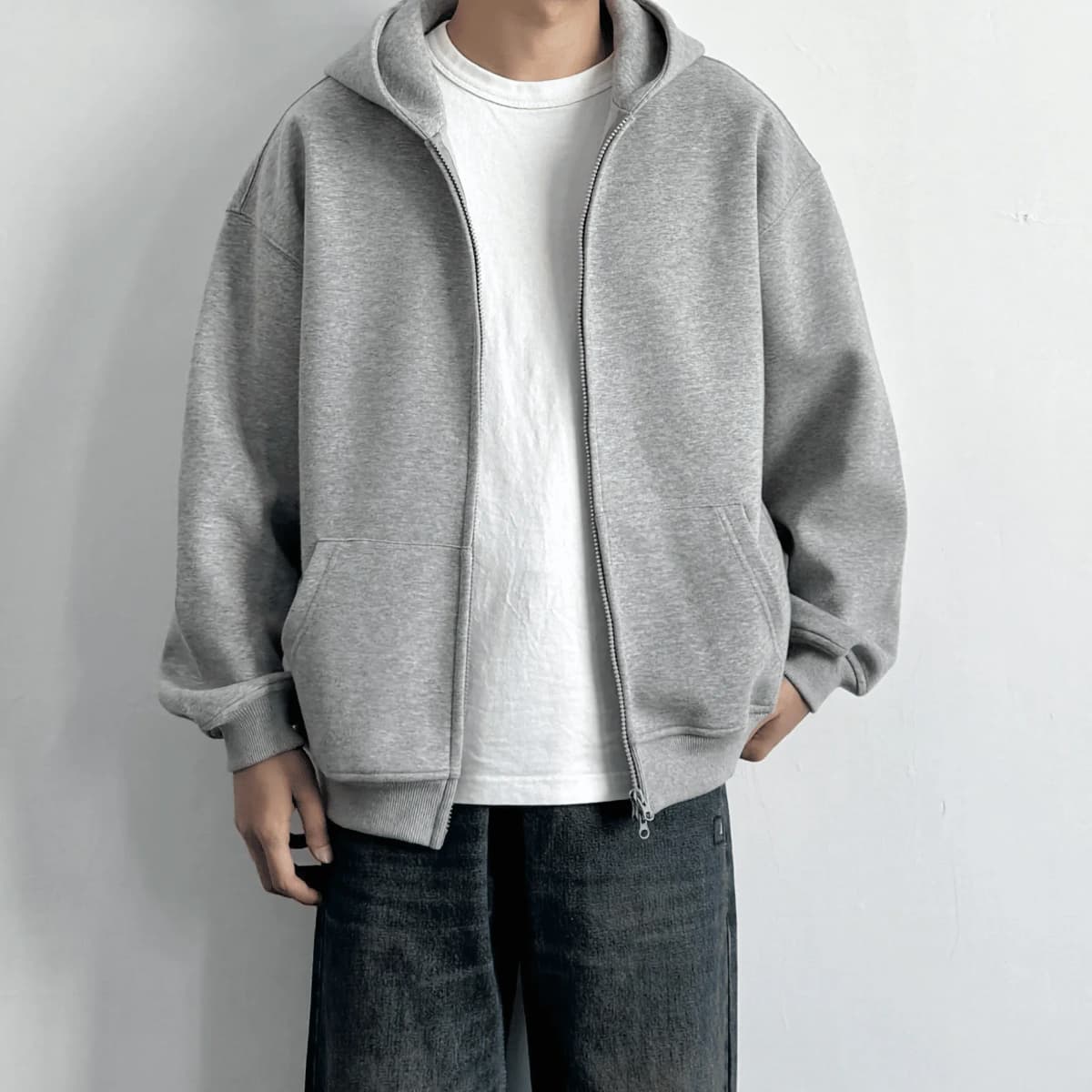 Men's and Women's Universal Warmth Trendy Zippered Hooded Sweatshirt - Fall/Winter Style - Men's - New Long-Sleeved Hooded Sport