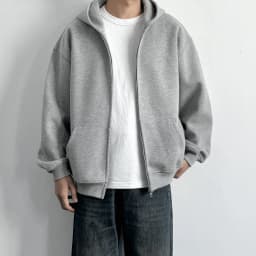 Men's and Women's Universal Warmth Trendy Zippered Hooded Sweatshirt - Fall/Winter Style - Men's - New Long-Sleeved Hooded Sport