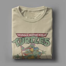 Ninja Turtles Classic Circle 1984 T Shirt Men's Cotton Funny T-Shirt O Neck Tee Shirt Short Sleeve Clothing 6XL