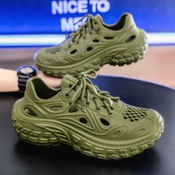 Sandals EVA Baotou Men's 2026 New Summer Fashion LoversSandals Outdoor Thick Bottom Hole Shoes Luxury Beach Men Garden Shoes
