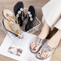 Women's summer flip-flops, new style, flat sandals, lightweight, fashionable, casual, beach sandals, seaside sandals