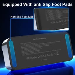 405W GaN Fast Charger 140W PD3.1 PPS USB Type-C LCD Digital Display Desktop Charging Station for iPhone 16/15 MacBook Laptops