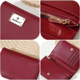 High-Quality New Women's Short Wallet High Capacity Card Clips Simple Zipper Coin Pocket Photo Holder Wallet for Girls