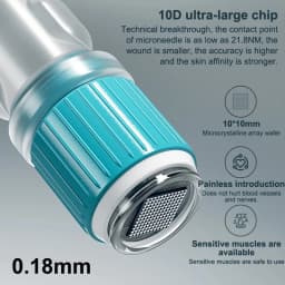 Microneedle Stamp Nanometer Scale Serum Applicator Round Nano - Home Microcrystalline Skin Care Tool For Home Use Beauty Tool