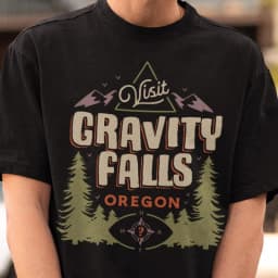 Men'S Summer Casual Short-Sleeve T-Shirt And Shorts Featuring Gravity Falls Classic Gravity Falls Classic Classic T-Shirt