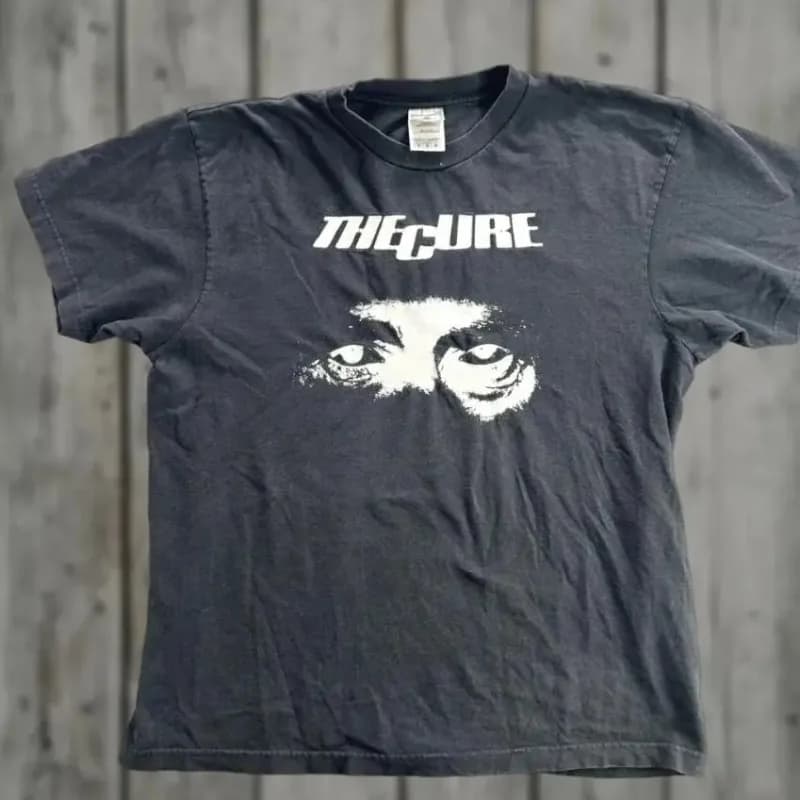 The Cure Rock Band T-shirt, The Cure Retro T-shirt Retro Men's T-shirt Summer New Unisex Casual Fashion Cotton T-shirt