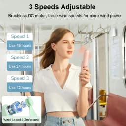 Mini USB Fan Handheld Personal Fan Cooling Fold Fan For Camping Home Travel Outdoors USB Rechargeable Portable Fan Mini Fan