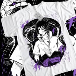 Naruto Summer New Uchiha Bloodline Anime Printed T-shirt Men's Cotton Neutral Casual Family Set Short T-shirt Top