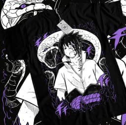 Naruto Summer New Uchiha Bloodline Anime Printed T-shirt Men's Cotton Neutral Casual Family Set Short T-shirt Top