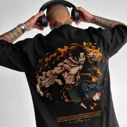2026 New ONE PIECE Anime Peripheral Clothes Classic Comic T-Shirt Short Sleeve Crew Neck Summer Men's and Women's Couples