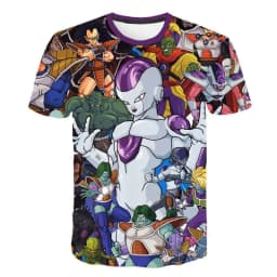 2026 Summer Dragon Ball Retro Fitness T-shirt Men's Oversized 3D Printed Short-sleeved Family Unisex Children's Sports Shirt