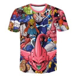 2026 Summer Dragon Ball Retro Fitness T-shirt Men's Oversized 3D Printed Short-sleeved Family Unisex Children's Sports Shirt