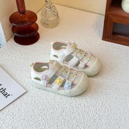 Children's Sandals Pink Star Soft Sole Kids Shoes for Ages 1-8 New Summer Sports Sandals for Kids Toddlers Baby Girl Shoes