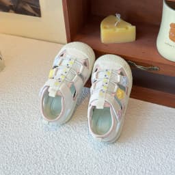 Children's Sandals Pink Star Soft Sole Kids Shoes for Ages 1-8 New Summer Sports Sandals for Kids Toddlers Baby Girl Shoes