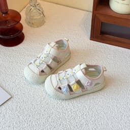 Children's Sandals Pink Star Soft Sole Kids Shoes for Ages 1-8 New Summer Sports Sandals for Kids Toddlers Baby Girl Shoes